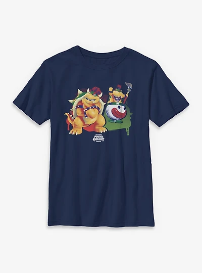 The Super Mario Galaxy Movie Bowser And Jr. Youth T-Shirt