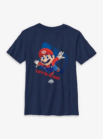The Super Mario Galaxy Movie Let's-A Go Youth T-Shirt
