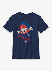 The Super Mario Galaxy Movie Let's-A Go Youth T-Shirt