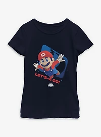 The Super Mario Galaxy Movie Let's-A Go Youth Girls T-Shirt