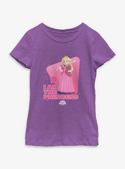 The Super Mario Galaxy Movie I Am Princess Peach Youth Girls T-Shirt