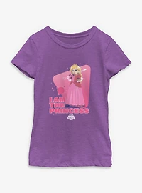The Super Mario Galaxy Movie I Am Princess Peach Youth Girls T-Shirt