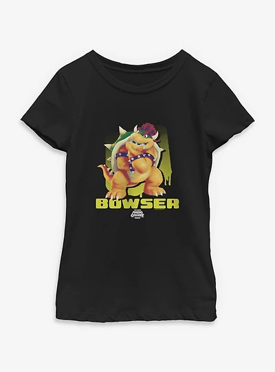 The Super Mario Galaxy Movie Bowser Youth Girls T-Shirt