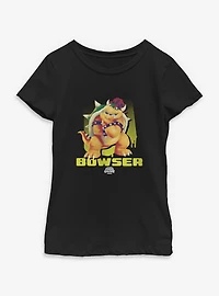 The Super Mario Galaxy Movie Bowser Youth Girls T-Shirt