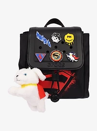 DC Studios Supergirl x Crocs Mini Backpack with Krypto Plush Charm and Jibbitz