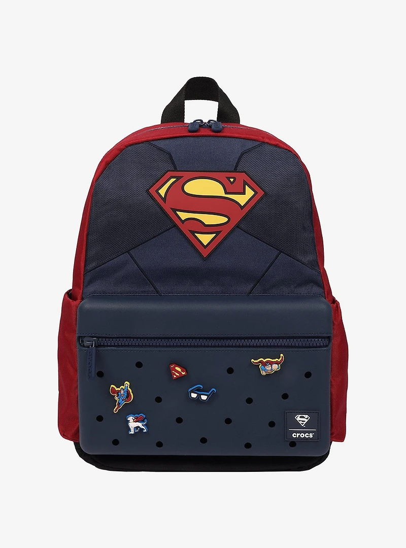 DC Comics Superman x Crocs Backpack with Jibbitz Charms