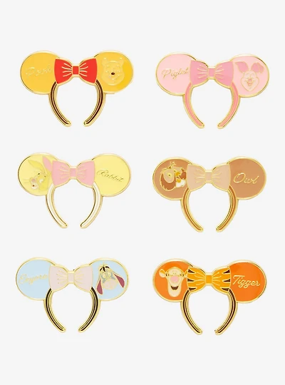 Loungefly Disney Winnie The Pooh Minnie Mouse Ears Blind Box Enamel Pin - BoxLunch Exclusive