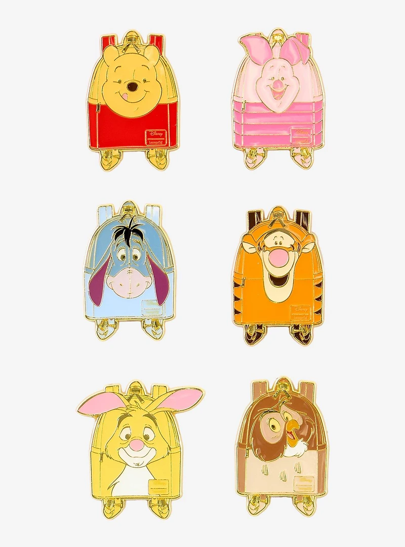 Loungefly Disney Winnie the Pooh Mini Backpack Blind Box Enamel Pin - BoxLunch Exclusive