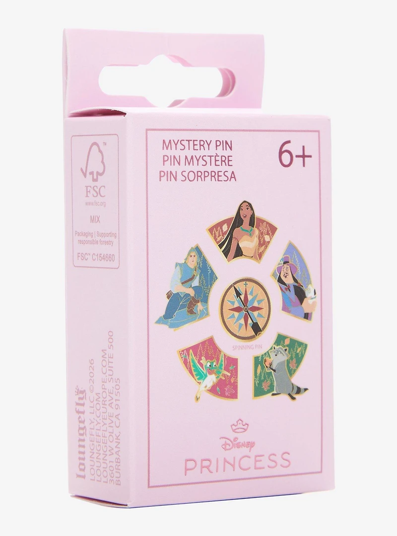 Loungefly Disney Pocahontas Compass Puzzle Blind Box Enamel Pin - BoxLunch Exclusive