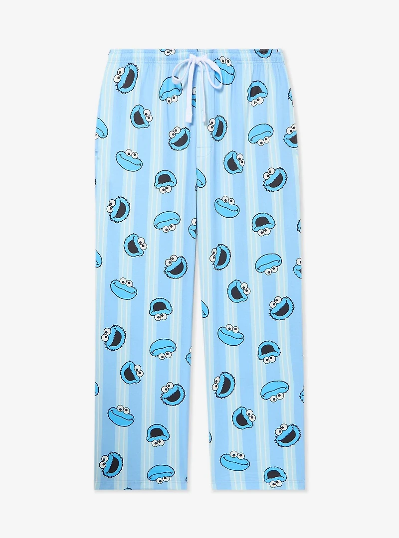 Sesame Street Cookie Monster Striped Sleep Pants - BoxLunch Exclusive