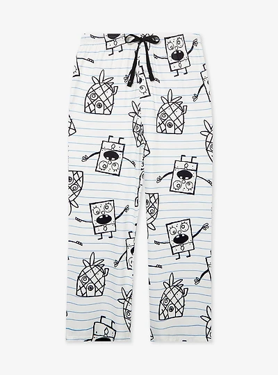 SpongeBob SquarePants DoodleBob Allover Print Sleep Pants — BoxLunch Exclusive