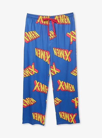 Marvel X-Men Logo Allover Print Sleep Pants - BoxLunch Exclusive