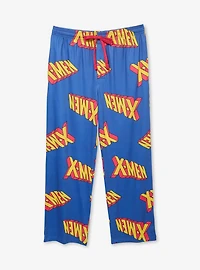 Marvel X-Men Logo Allover Print Sleep Pants - BoxLunch Exclusive