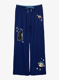 Coraline Icons Double Waistband Women's Sleep Pants - BoxLunch Exclusive
