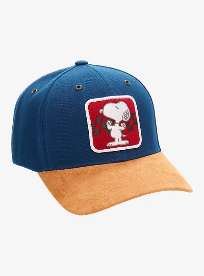 Peanuts Snoopy Suede Brim Ball Cap - BoxLunch Exclusive
