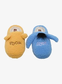 Disney Winnie the Pooh Eeyore & Bear Sherpa Slippers - BoxLunch Exclusive