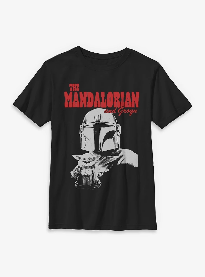 Star Wars: The Mandalorian And Grogu & Duo Hunters Youth T-Shirt Box Lunch Exclusive