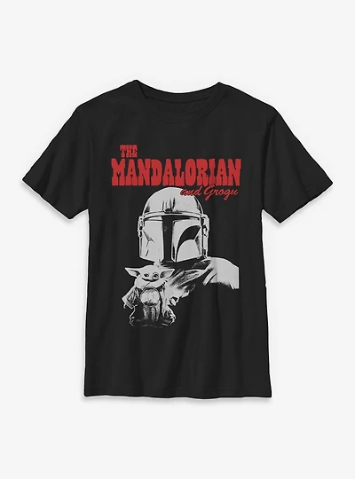 Star Wars: The Mandalorian And Grogu & Duo Hunters Youth T-Shirt Box Lunch Exclusive