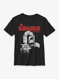 Star Wars: The Mandalorian And Grogu & Duo Hunters Youth T-Shirt Box Lunch Exclusive