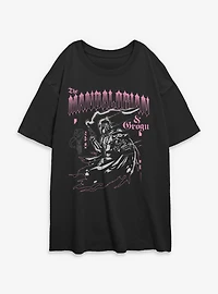 Star Wars: The Mandalorian And Grogu & Goth Font Style Womens Oversized T-Shirt Box Lunch Exclusive
