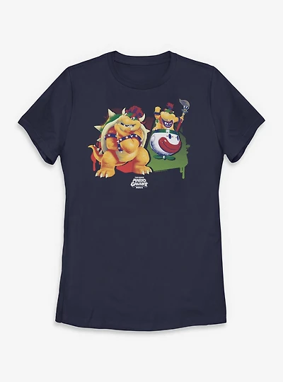 The Super Mario Galaxy Movie Bowser And Jr. Womens T-Shirt