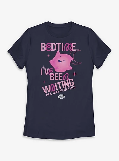 The Super Mario Galaxy Movie Luma Star I've Been Waiting All Day Bedtime Womens T-Shirt