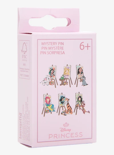 Loungefly Disney Princess Sidekicks Painting Blind Box Enamel Pin - BoxLunch Exclusive