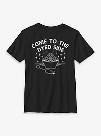Star Wars Come To The Dyed Side Darth Vader Egg Youth T-Shirt