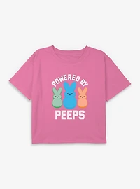Peeps Powered By Youth Girls Boxy Crop T-Shirt