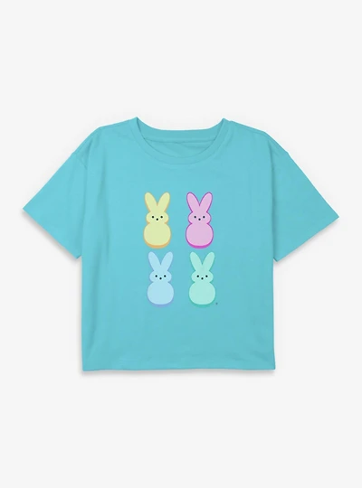 Peeps Just Youth Girls Boxy Crop T-Shirt