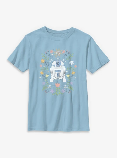 Star Wars R2 Floral Spring Youth T-Shirt