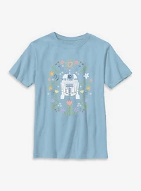 Star Wars R2 Floral Spring Youth T-Shirt