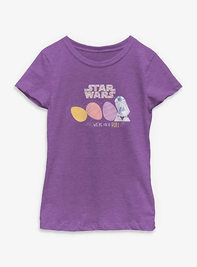 Star Wars We're On A Roll Youth Girls T-Shirt