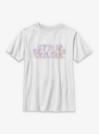 Star Wars Spring Flower Logo Youth T-Shirt