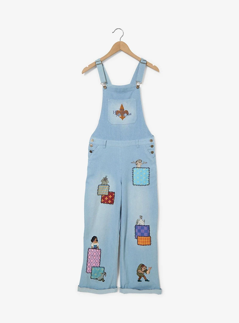 Disney The Hunchback of Notre Dame Characters Patchwork Women's Plus Overalls - BoxLunch Exclusive