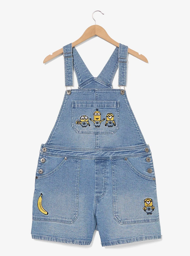Minions Banana Women's Plus Short Overalls — BoxLunch Exclusive