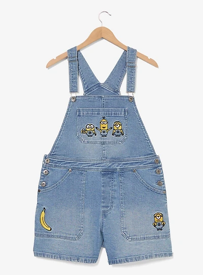 Minions Banana Women's Plus Short Overalls — BoxLunch Exclusive