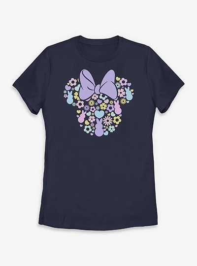 Disney Minnie Mouse Ears & Bunnies Womens T-Shirt