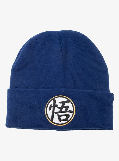 Dragon Ball Z Goku Embroiderd Symbol Beanie - BoxLunch Exclusive