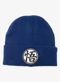 Dragon Ball Z Goku Embroiderd Symbol Beanie - BoxLunch Exclusive