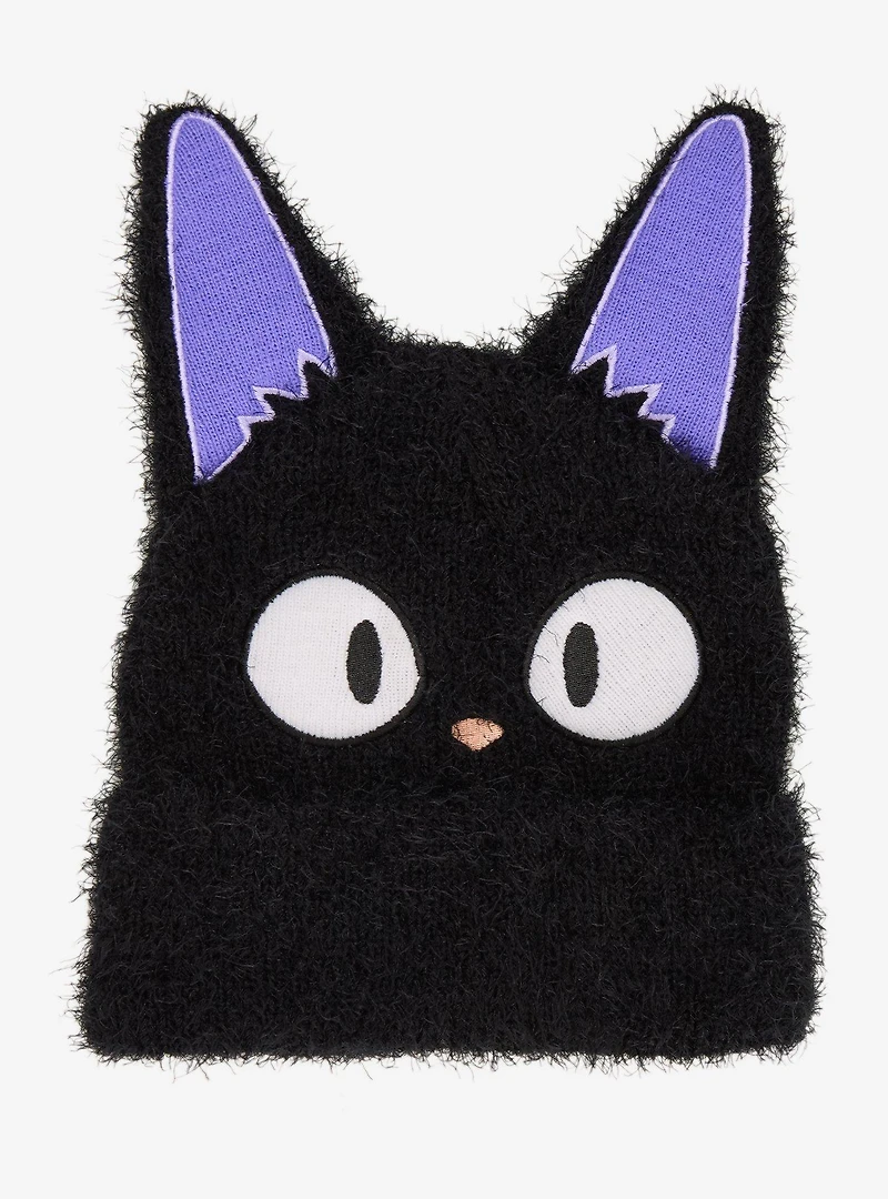 Studio Ghibli® Kiki's Delivery Service Jiji Figural Fuzzy Knit Beanie - BoxLunch Exclusive