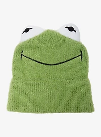 The Muppets Kermit Fuzzy Figural Beanie - BoxLunch Exclusive