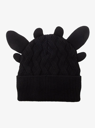 DreamWorks How To Train Your Dragon Toothless Knit Figural Beanie - BoxLunch Exclusive