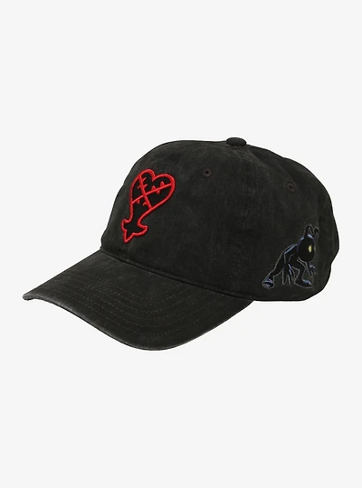 Disney Kingdom Hearts Heartless Logo Ball Cap - BoxLunch Exclusive