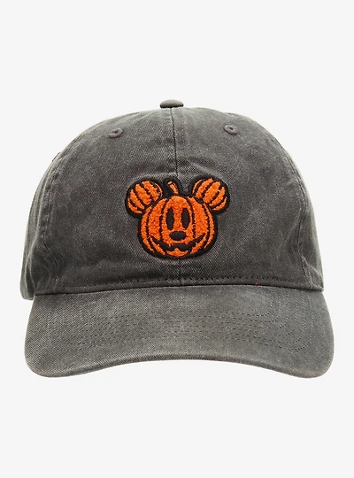 Disney Mickey Mouse Jack-o-Lantern Chenille Patch Ball Cap - BoxLunch Exclusive