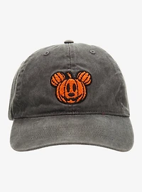 Disney Mickey Mouse Jack-o-Lantern Chenille Patch Ball Cap - BoxLunch Exclusive