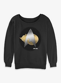 Star Trek Boldly Nap Womens Slouchy Sweatshirt