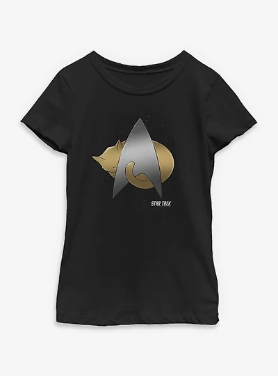 Star Trek Boldly Nap Youth Girls T-Shirt