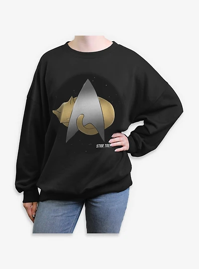 Star Trek Boldly Nap Womens Oversized Sweatshirt