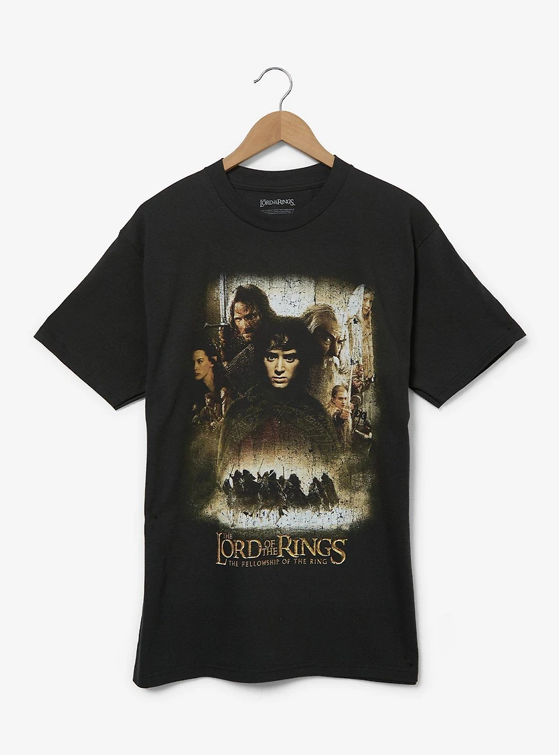the Lord of Rings: Fellowship Ring Poster T-Shirt - BoxLunch Exclusive